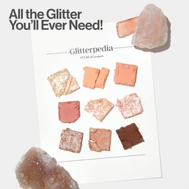 UNLEASHIA Glitterpedia - Sombra de ojos | Paleta | Maquillaje de ojos | Maquillaje de punto | Cosméticos (Ngrados3 All of Coralpink)
