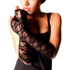 Arunta® Women's Lace Arm Warmers, black