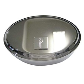 Kiola Designs Silver Toned Nepenthes Pitcher Carnivorous Plant Oval Trinket Jewelry Box