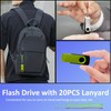 Nicepicten USB Thumb Drive 1GB USB Flash Drive 20 Pack,