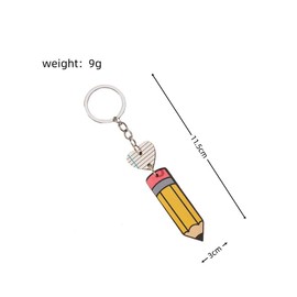 ARFUKA Key Fob Pencil Pendant Car Key Ring Bag Pendant Key Ring Keychain for Birthday Valentine's Day Christmas Holiday Gift, multi-coloured