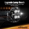 maXpeedingrods LED Off Road Lights 3.5 Inch 160W 19200LM Round