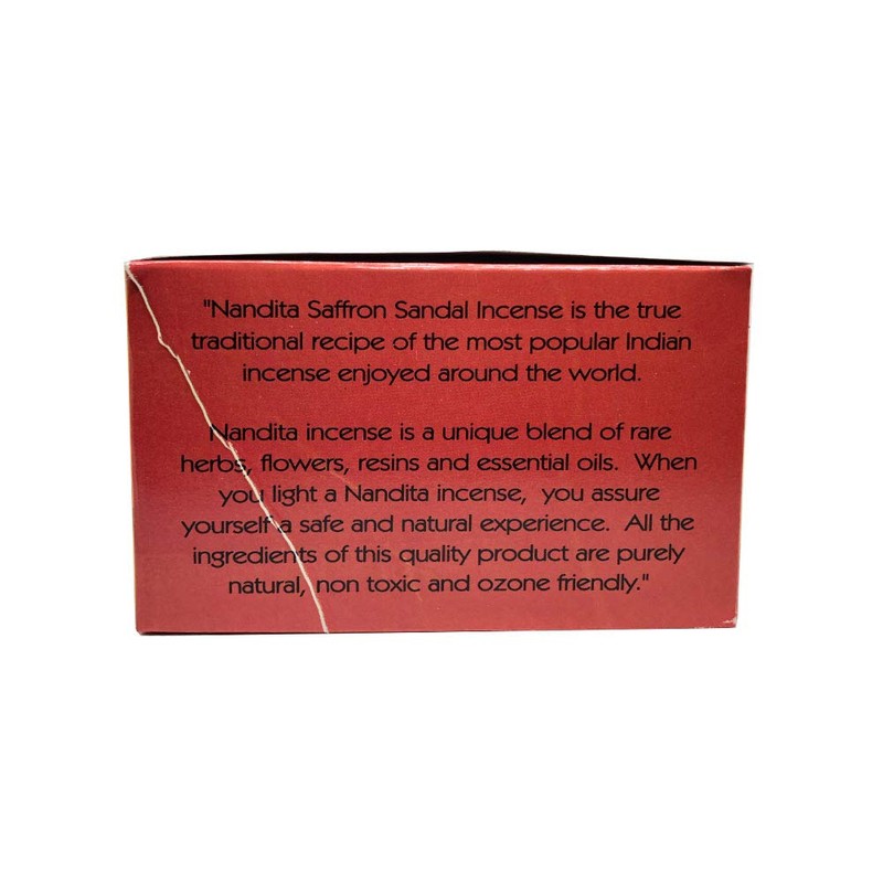 Nandita Saffron Sandal Premium Masala Incense Sticks - Pack of