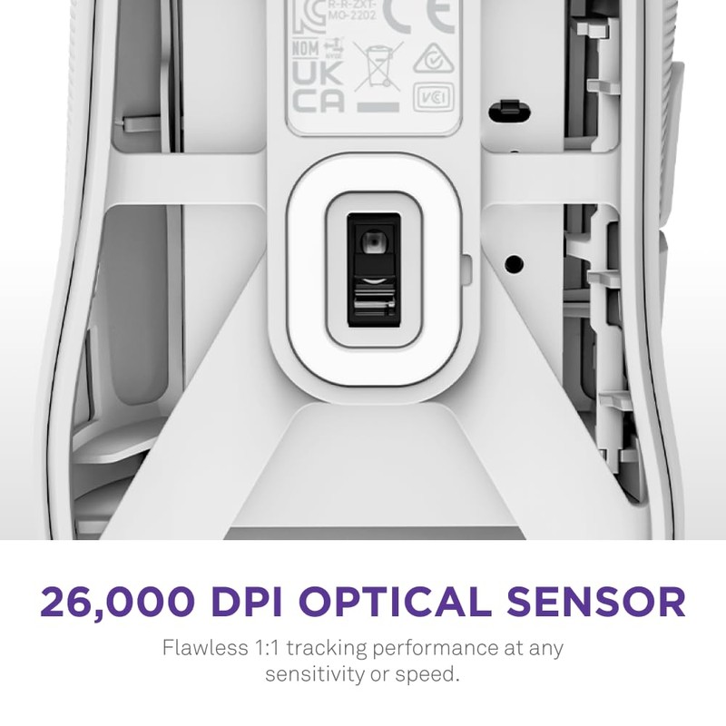 NZXT Lift 2 Ergo | Lightweight Ergonomic Wired Gaming Mouse