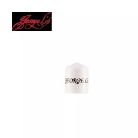 George L's 0.155" Stress Relief Jacket - Right Angle Plug Cap, White