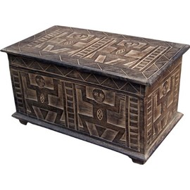 Handbeschnitzte Balsa Wood Chest in 3 Sizes/Chests Boxes – Size: 17 * 55 * 15 cm