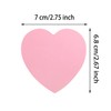 Mini Skater 2 Pack Kraft Paper Sticky Notes Heart Shaped