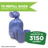Pail Buddies Disposable Diaper Pail Refills Compatible with Ubbi Diaper