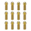 3D Printer Nozzles 12 pcs M5 Nozzle, Park Sung Brass
