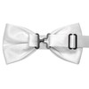 RBOCOTT White Pre-tied Bow Tie Adjustable Bowtie for Men(26)