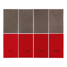 HOMESOM Diamond Sandpaper Electroplated Polishing Sheet Abrasive Sanding Paper Grit 60 120 200 400 Replacement Abrasive