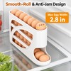 4-Tier Rolling Egg Holder for Refrigerator – Space-Saving 28–30 Egg