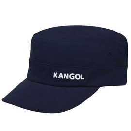Kangol Gorra Militar de Sarga de algodón para Hombre y Mujer, Marino, Small-Medium