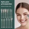 Set Brochas De Maquillaje 14 Piezas Profesional Y Verde