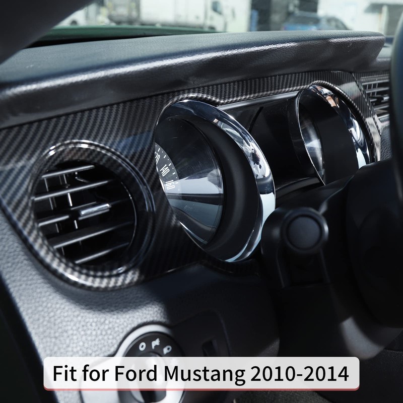 RT-TCZ Carbon Fiber Center Console Dashboard Panel Trim Cover Kit