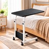 Rolling Overbed Table for Bed & Couch – Height Adjustable