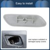 INFINAUTO Front Left Side Bumper Headlight Washer Nozzle Cover Cap