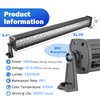 Mofun 180W 32" LED Light Bar w/Remote Switch Wiring Kit