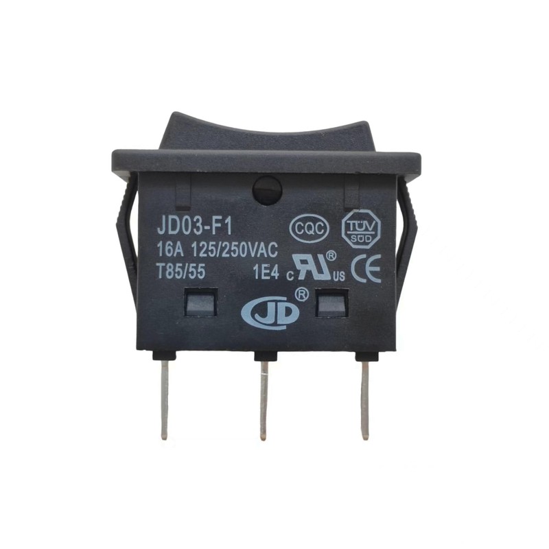 2pcs KCD4-3NC 3 Pins 3 Positons Double Side Momentary in-Out