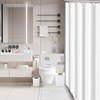 White Bathroom Sets Accessories with Waffle Shower Curtain,Bathroom Sets with