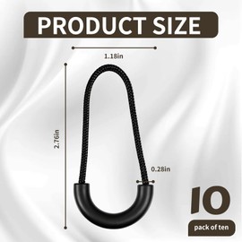 Zipper Pulls Compatible with Osprey,10PCS,Removable U Shape Zipper Pull Replacement for Backpack,Pouch,Luggage