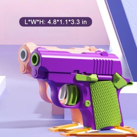 1911 Model Radish Fun Toys,Fidget Toys Suitable for Relieving ADHD and Anxiety,Stress Relief Funny Toys for Adults,The Fun Gift for Adults and Kids (Pink&Purple)