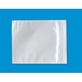 5.5" x 10" Clear Packing List Back Side Loading Plain Face Envelopes Pouches (1000 Pieces)