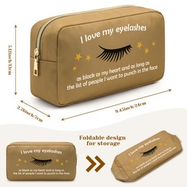 Jielahua Friends Gifts Funny Makeup Bag Friend Gifts for Women Sister Birthday Present Ideas Cosmetic Pouch Humor Pouch for Besties Aunt Daughter Mom Wife Christmas Graduation Wedding Present