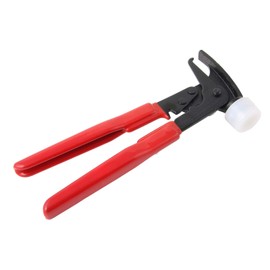 RockTrix - Heavy Duty Wheel Weight Hammer - Wheel Balancing Tool Hammer Plier for Clip On Wheel Weights - Red