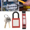 Circuit Breaker Safety Lock Set Transparent Protective Cover Padlocks Kit