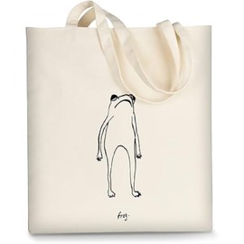 Canvas Tote Bag Aesthetic for Women, Cute Reusable Cloth Cotton Bags for School Shopping Beach Grocery (Apricot, One Size)