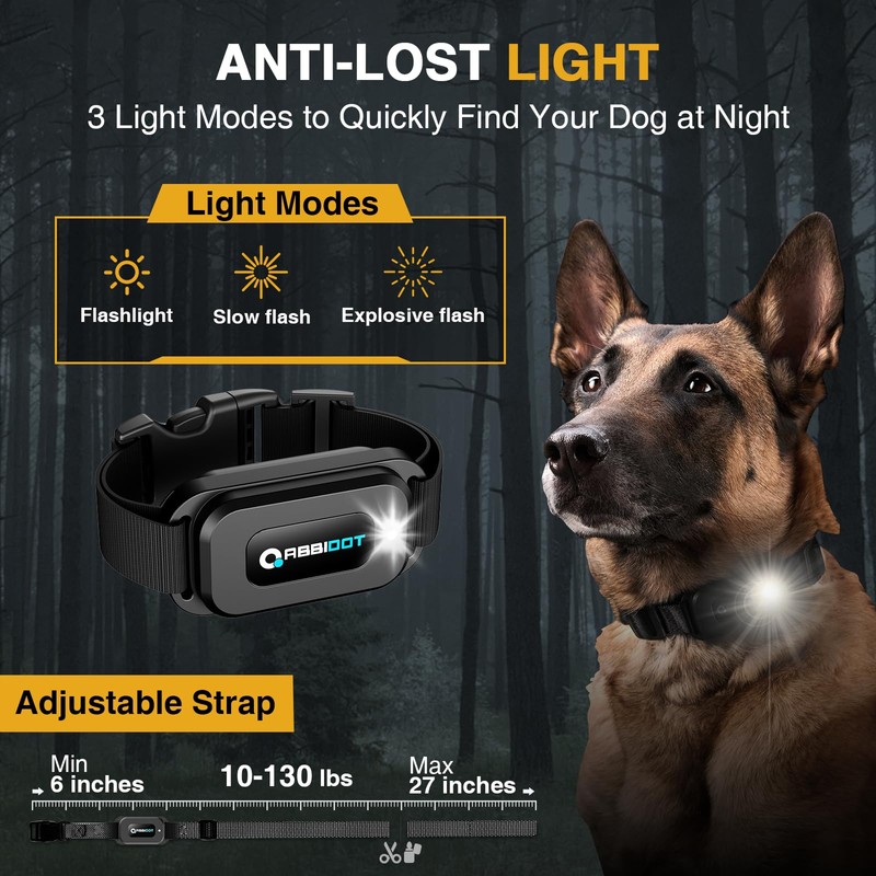 ABBIDOT Dog Training Collar with Remote - 4500ft, 6 Modes,