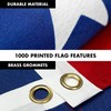 G128 Combo Pack: 6 Ft Aluminum Spinning Flagpole (White) &