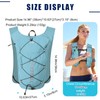 ONETOALL Running Vest Women 6L, Reflective Hydration Backpack Mens, Lightweight