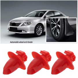 The Lord of the Tools 30Pcs Fender Flare Retainer Clip Replacement 9090467037 Compatible with Toyota Fender Trim Clip Car Accessories Plastic Red