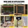 Post Base Protectors,Adjustable(Range 3.3-6 in) Protects Wood Post for Decks,Wood