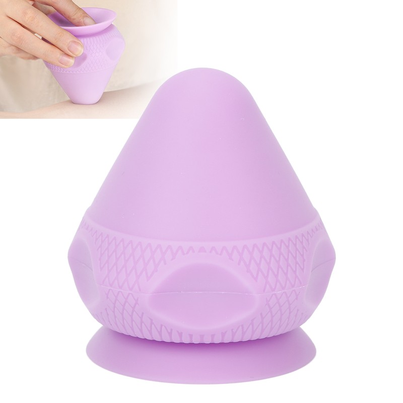 Massage Ball Absorption Fine Workmanship Ergonomically Silicone Manual Massage BallPurple