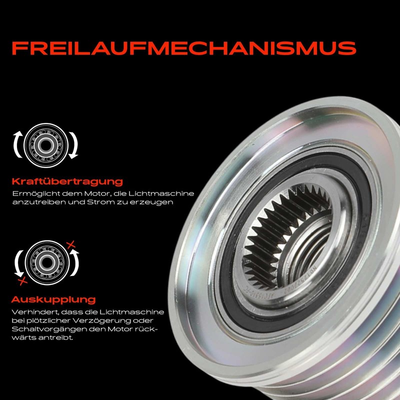 Frankberg Alternator Freewheel Replace# A0009064022