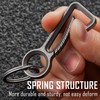 KeyUnity KM01 Titanium EDC Keychain Clip with Bottle Opener, Quick