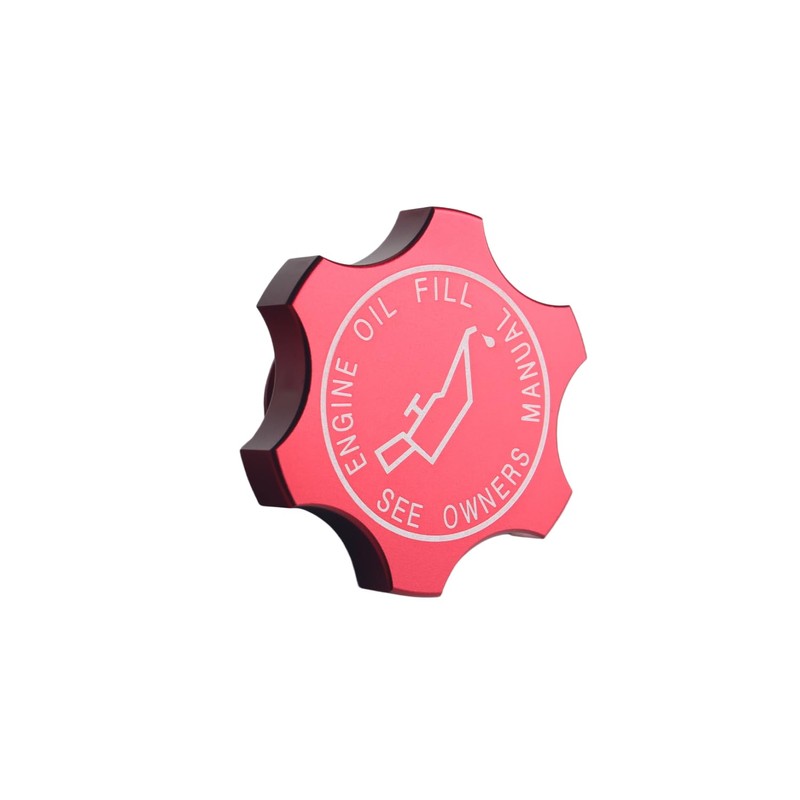 DEWHEL Aluminum Engine Oil Filler Cap W/O-ring Compatible with Chrysler