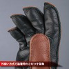 Nankai Parts 51RG005B-L Motorcycle Coplane Leather Gloves Brown Size L