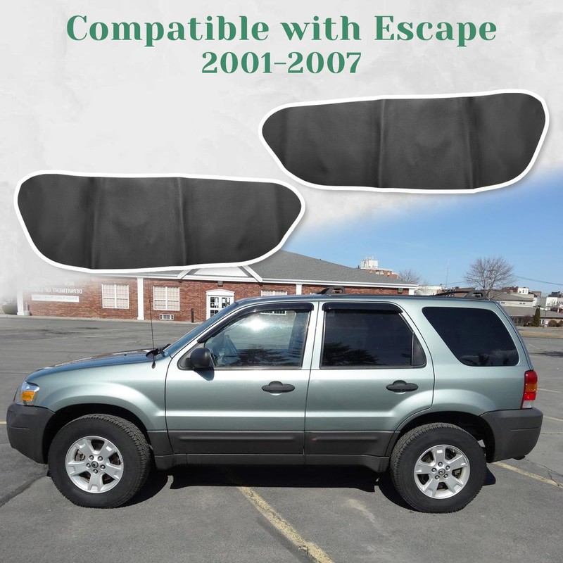 VKGUG 2PCS Door Panel Cover Compatible with Ford Escape 2001-2007