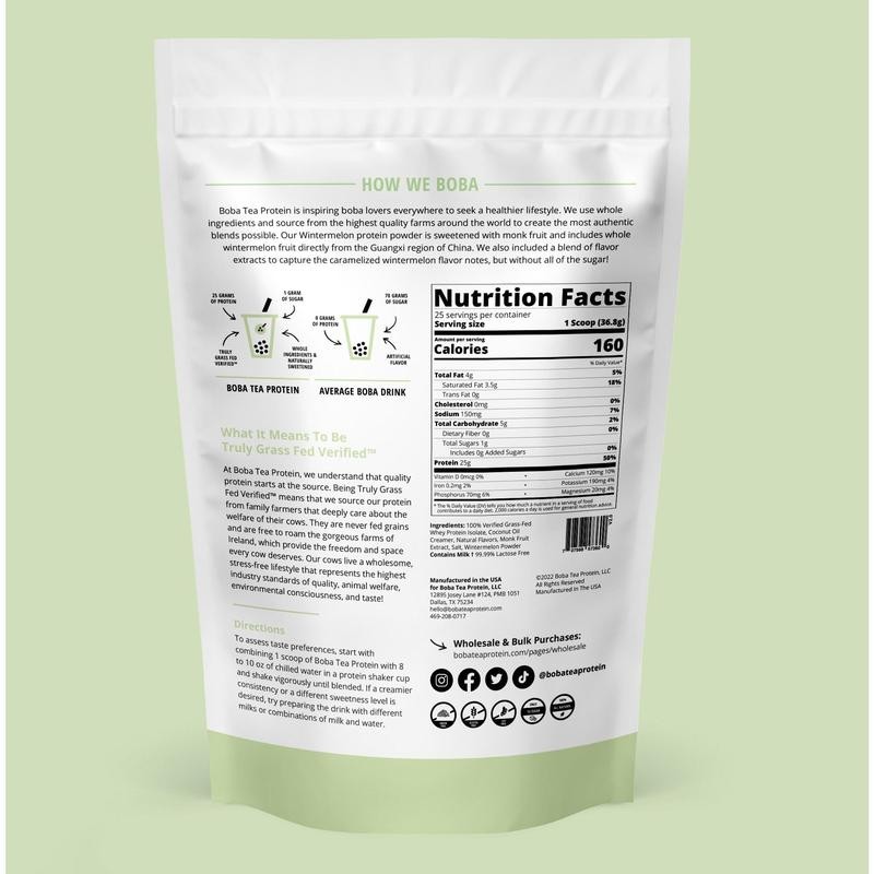 Wintermelon Milk Tea Whey Protein