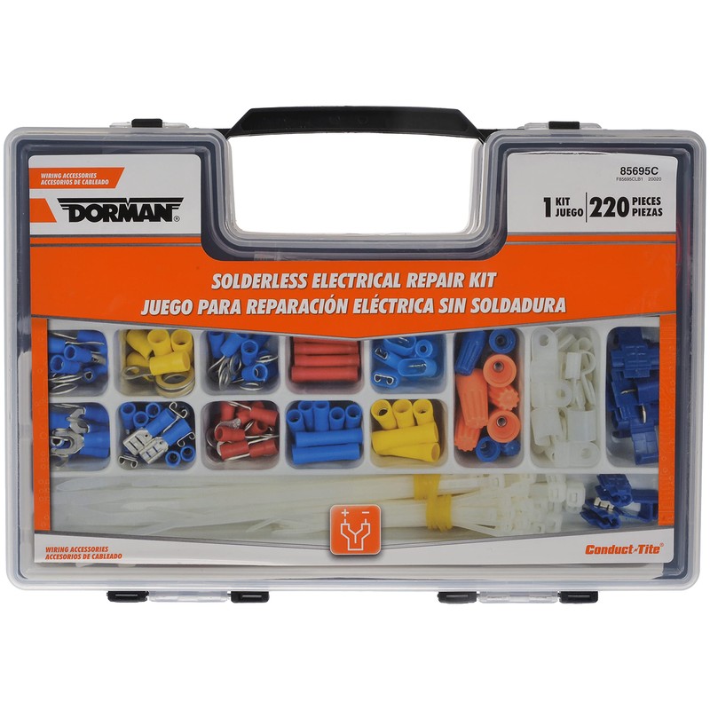 Dorman 85695C 208 Piece Terminal Repair Kit W/Case