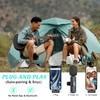 GOGARA Microphone for iPhone, 2 Pack Wireless Microphones, Mini Mic,