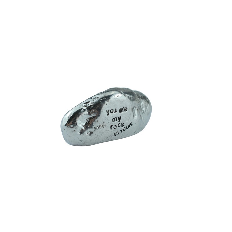 18th Anniversary You are My Rock Gift Idea - Solid