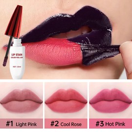 3PCS Lip Liner - Peel Off Lip Liner Tattoo - Peel Off Lip Stain - Long Lasting Lip Stain Peel Off - Glossy Lipstick Waterproof Long Lasting Cosmetic - Lip Makeup Gift For Girls