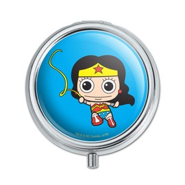 Wonder Woman Cute Chibi Golden Lasso Pill Case Trinket Gift Box