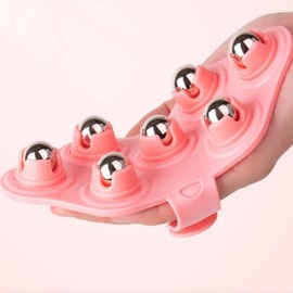 Handy massage acupressure ball rotating magnetic ball Acupressure glove 2ea