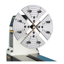 8" Cole Jaw Set for VINWOX 3.5" Wood Lathe Gear Chuck and 4" Scroll Chuck, Flat Jaw Set With Buffer Kit for Popular Chucks Including Original Nova, G3, and Midi